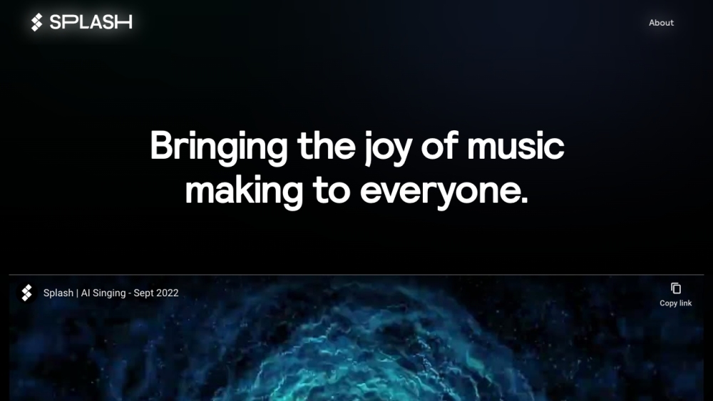 Splashmusic website screenshot