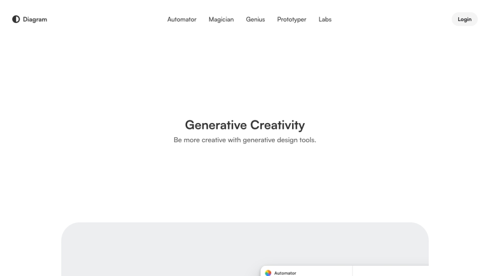 Diagram website screenshot