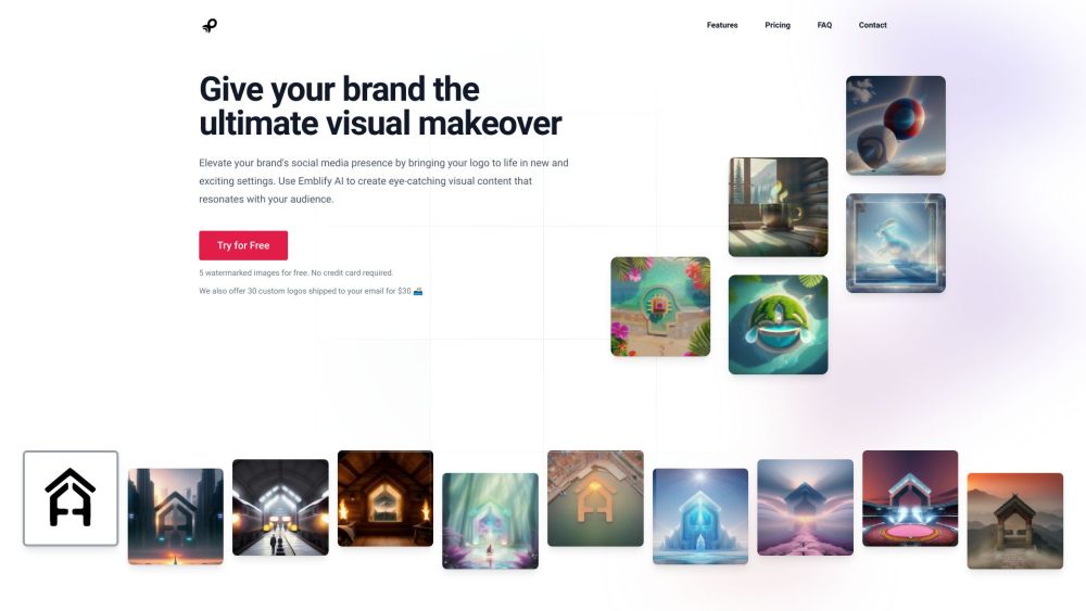 Emblify Ai website screenshot