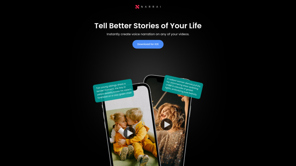 Narrai website screenshot