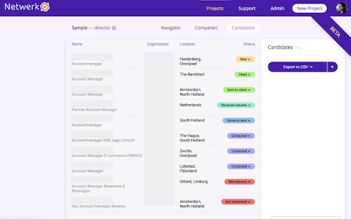 Netwerk Ai website screenshot