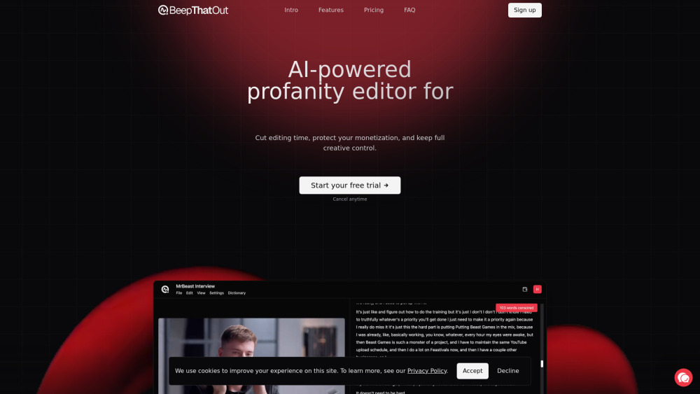 Beepthatout website screenshot