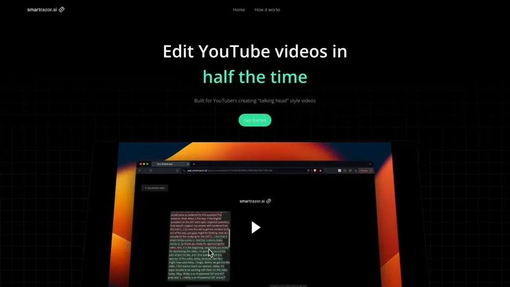 Smartrazor website screenshot