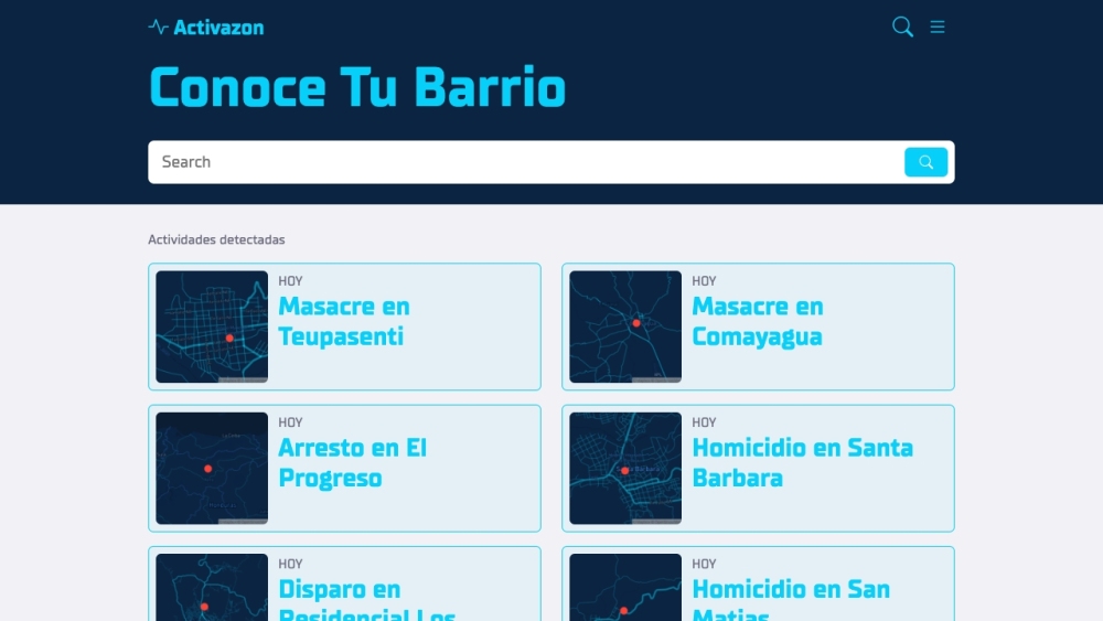 Activazon website screenshot