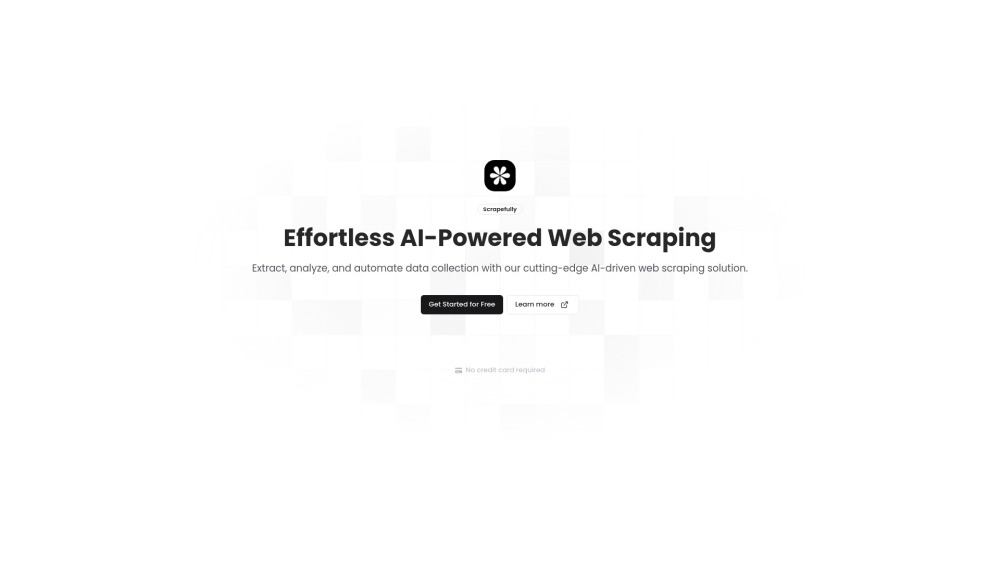 Scrapefully website screenshot