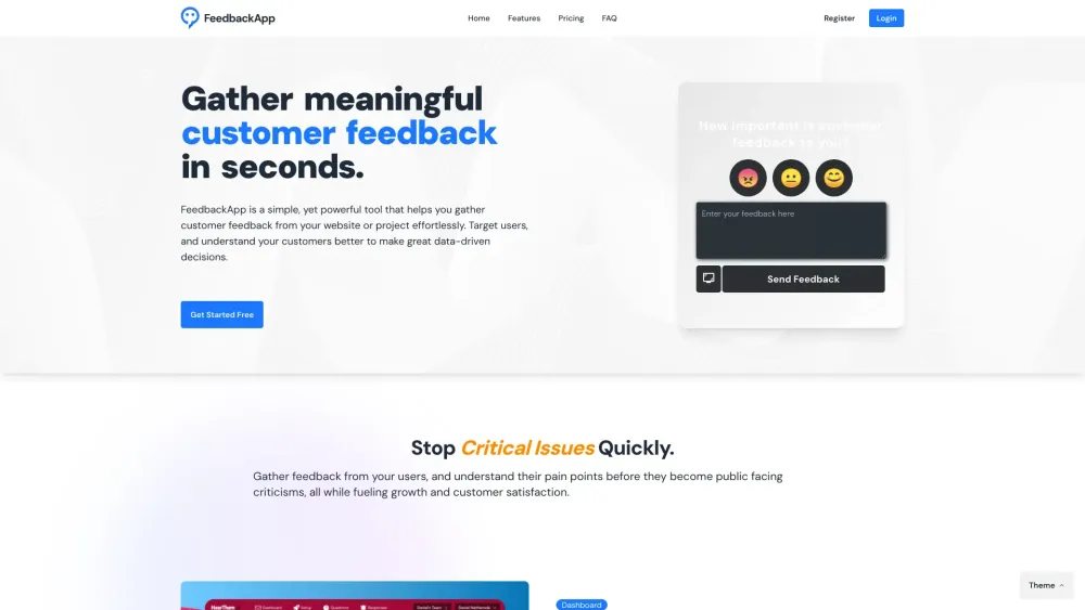 HearThem website screenshot