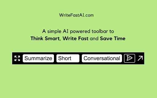 Writefastai Chatgpt On Demand On Any Website website screenshot