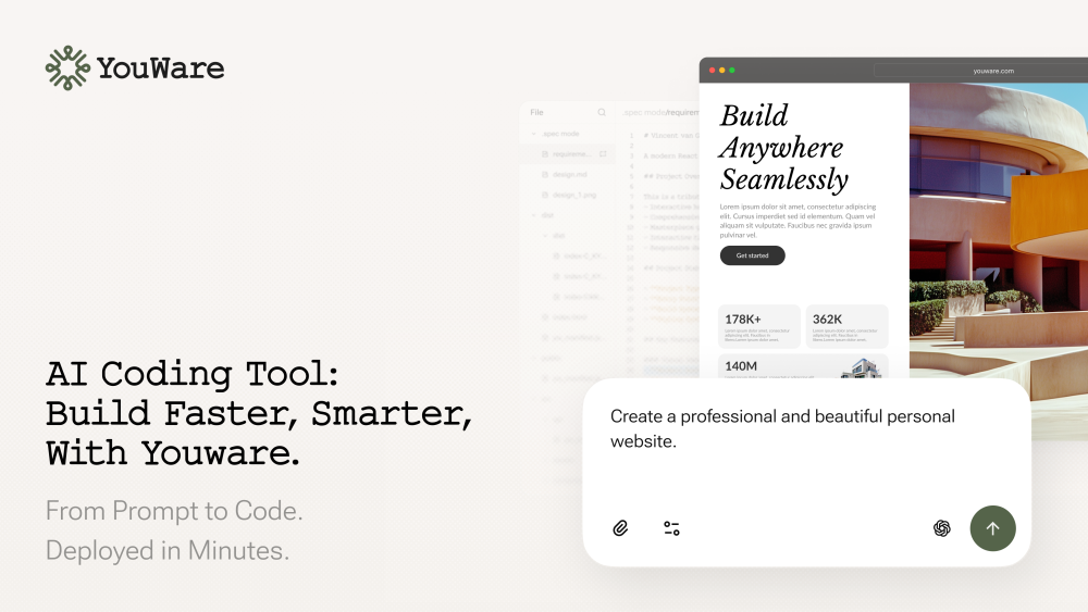 Youware website screenshot