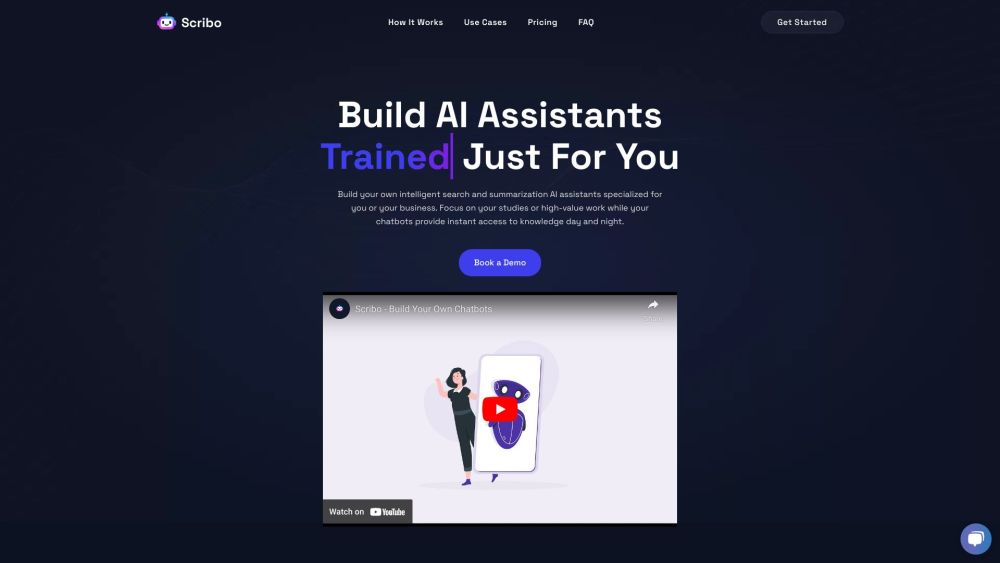 Scribo Ai website screenshot