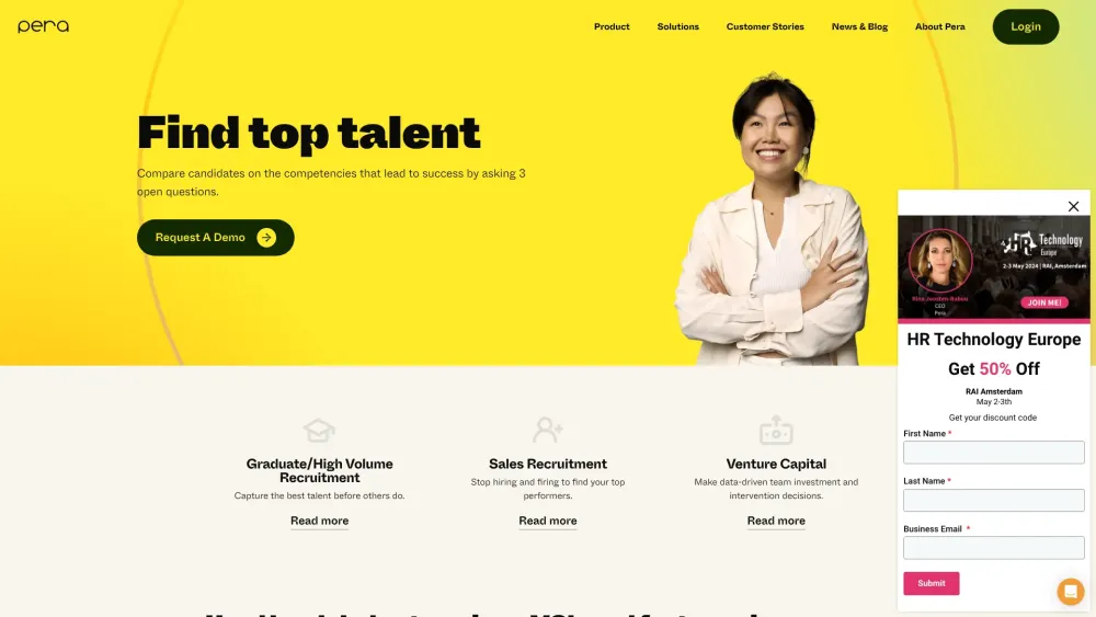 Getpera Com website screenshot
