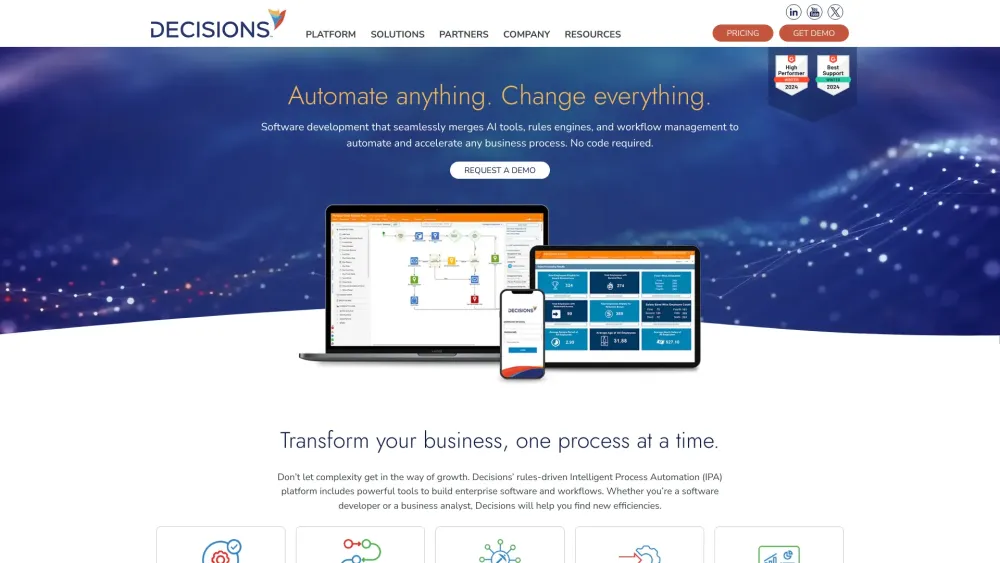 Decisions Com website screenshot
