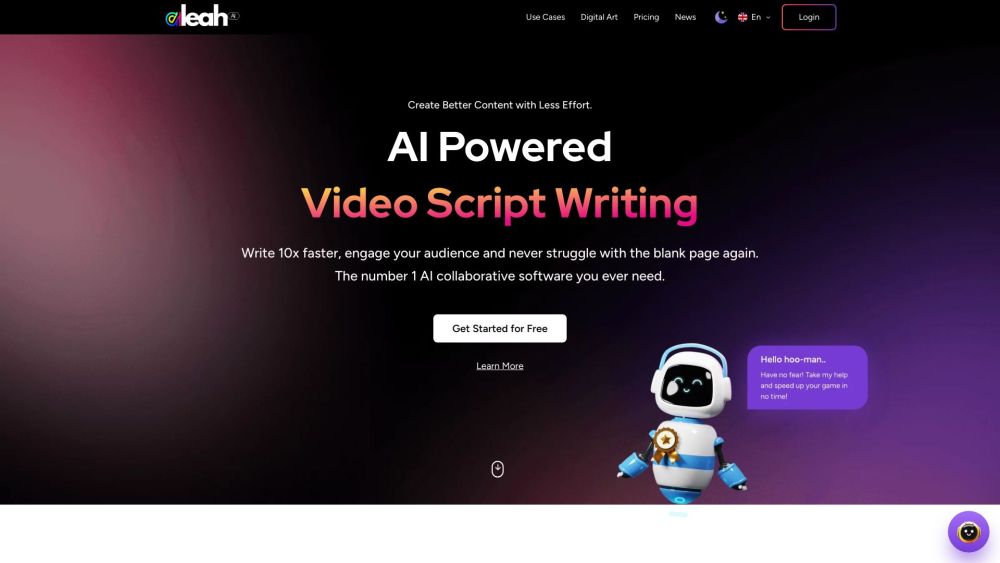 Aleah Ai website screenshot