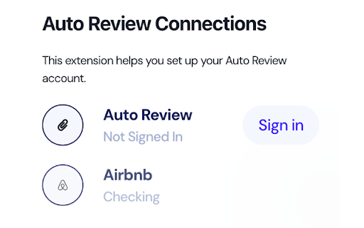 Auto Review Connector website screenshot
