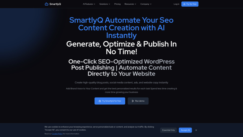 Smartlyq website screenshot