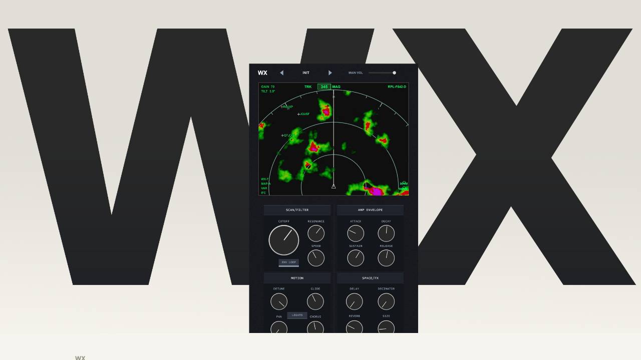 WX website screenshot