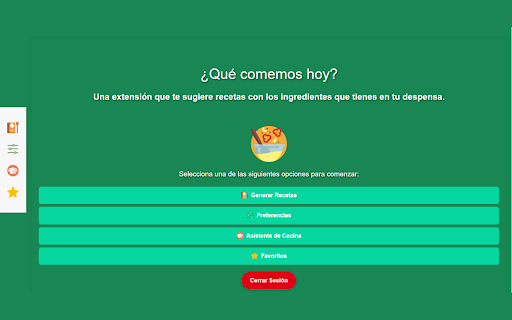 Qu Comemos Hoy website screenshot