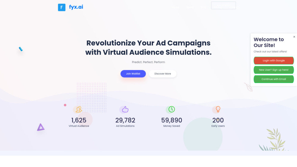 Fyx Ai website screenshot