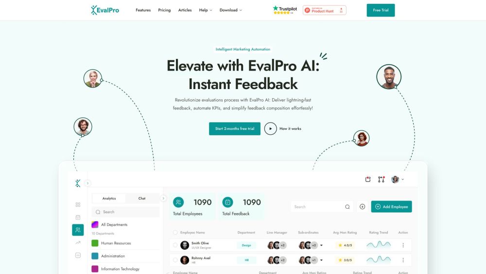Evalpro Ai website screenshot
