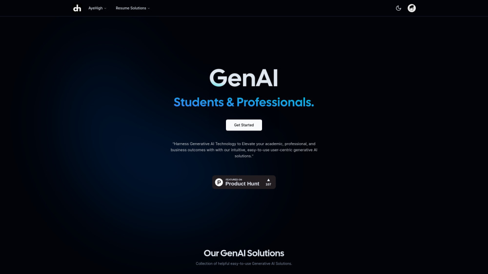 Ayehigh website screenshot