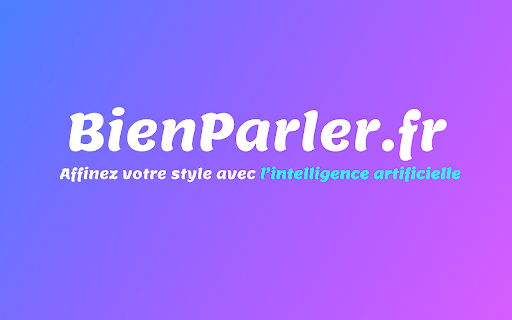 Bienparler Fr website screenshot