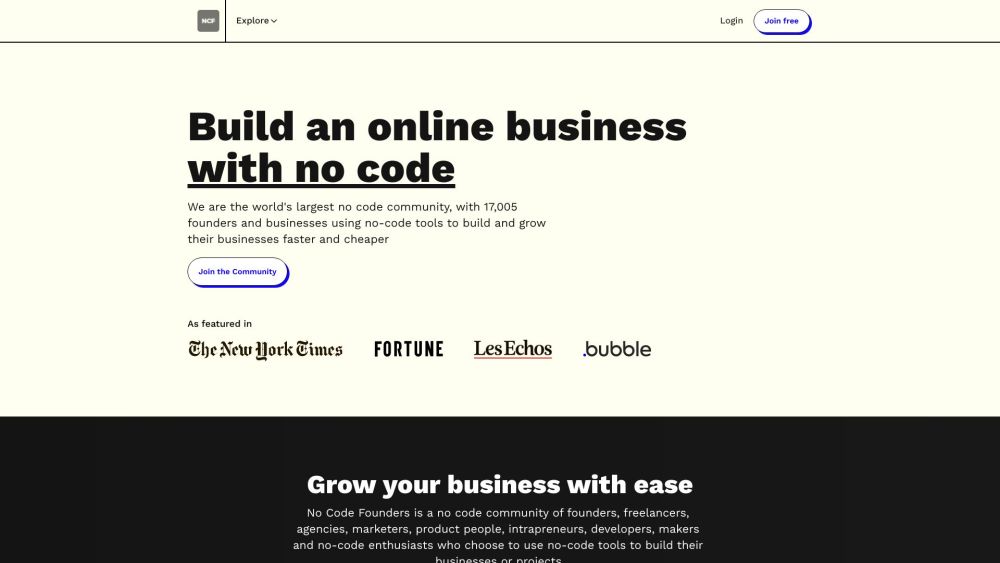 Ncf3 website screenshot