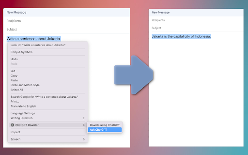 Chatgpt Rewriter website screenshot