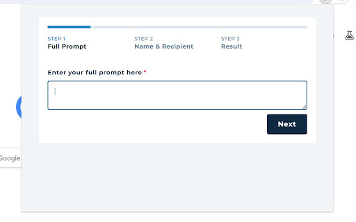 Email Generator website screenshot