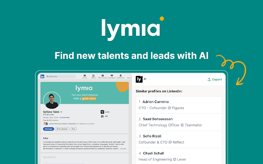 Lymia Discover website screenshot