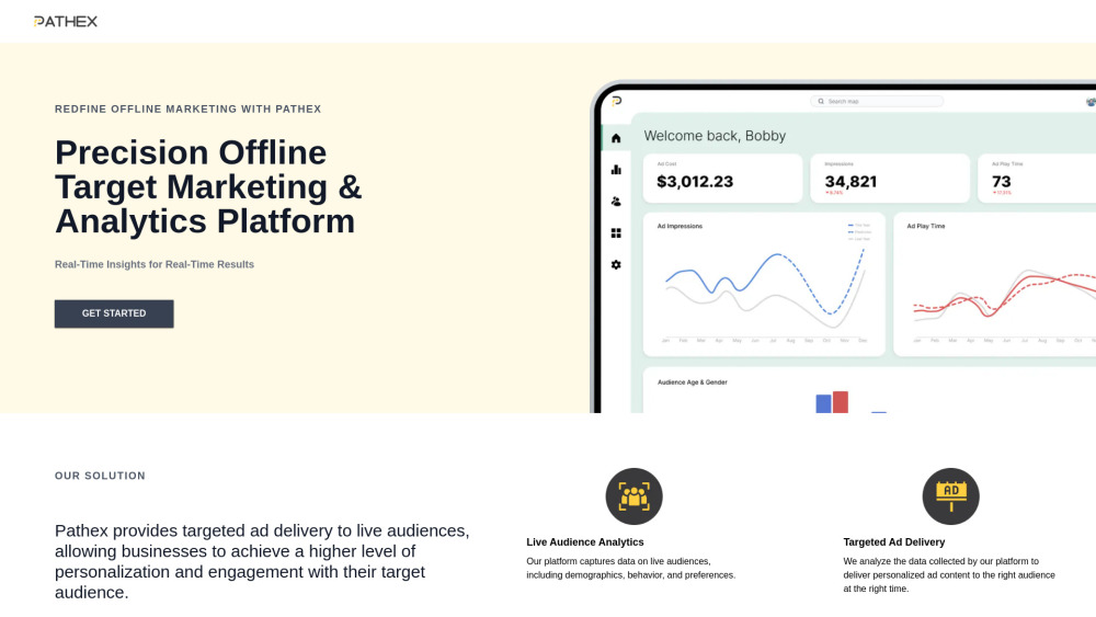 Pathex website screenshot