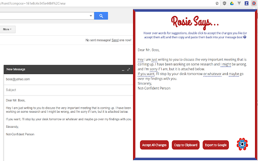 Rosie website screenshot