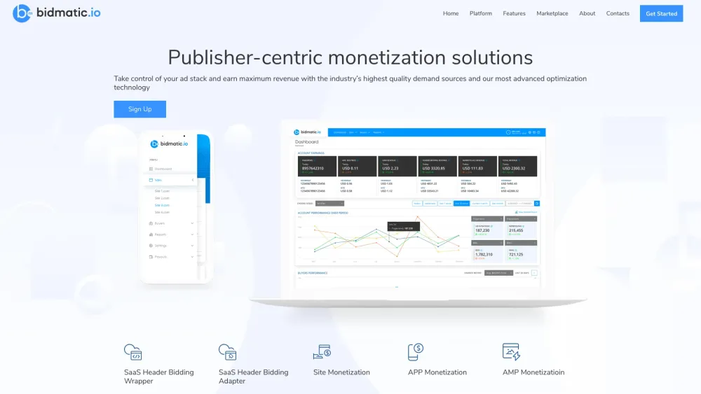Bidmatic Io website screenshot
