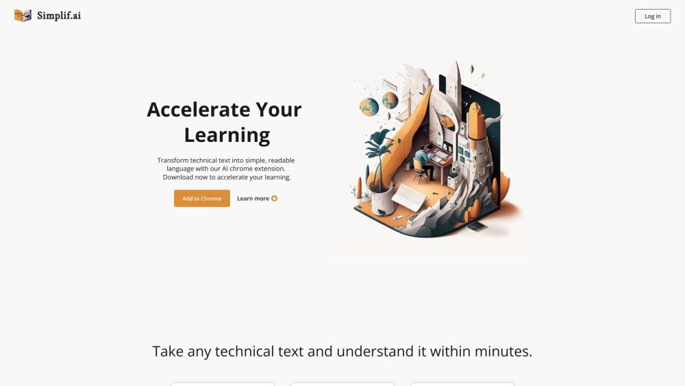 Simplif AI website screenshot