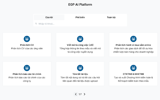 Egp Ai website screenshot