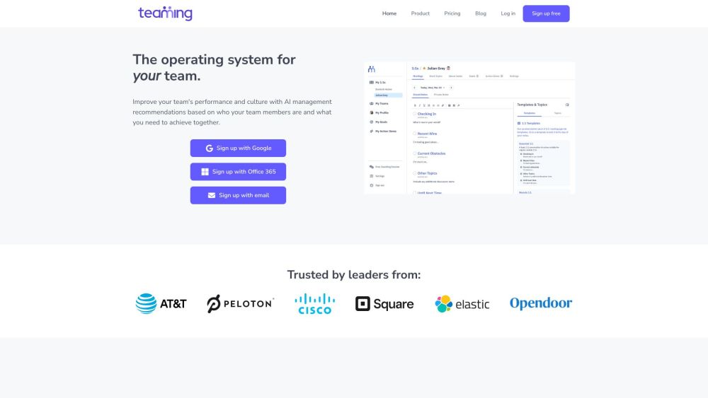 Opre website screenshot