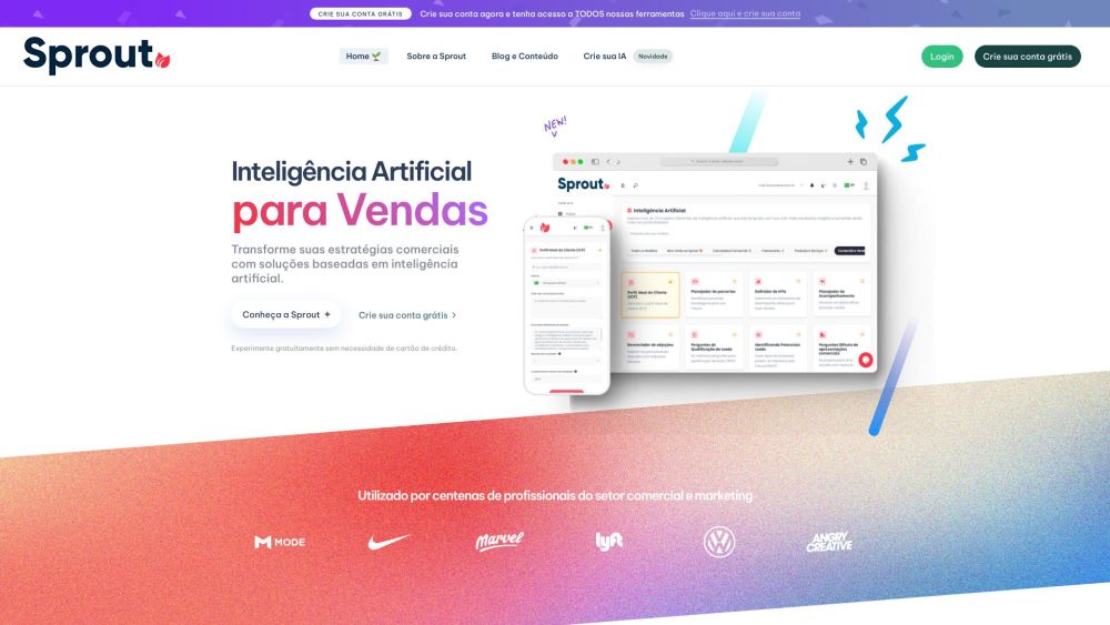 Sprout Ai website screenshot
