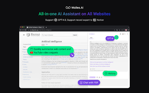 Walles Ai Free Ai Copilot website screenshot