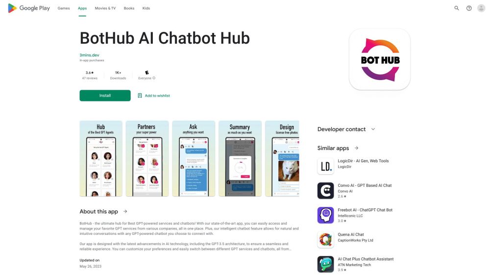 BotHub AI website screenshot