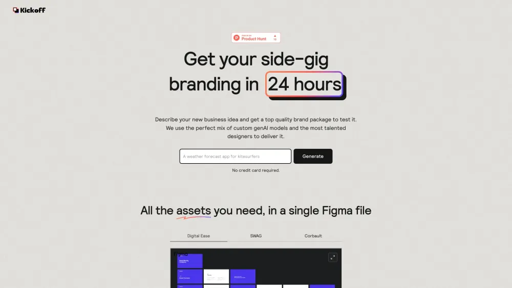 K website screenshot