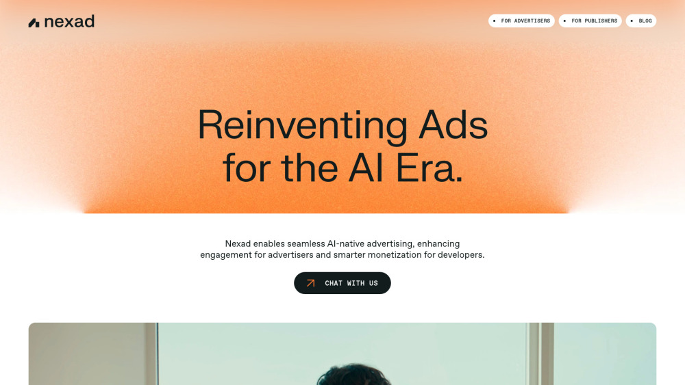 Nexad website screenshot