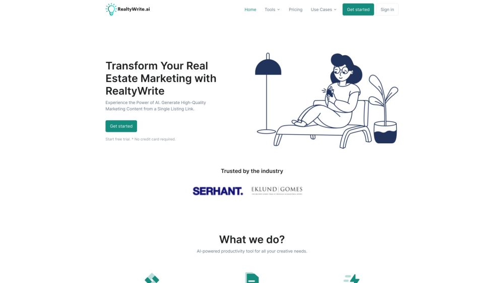RealtyWrite website screenshot