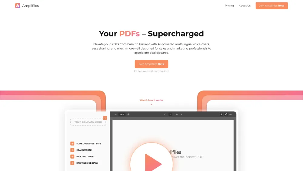 Amplifiles website screenshot