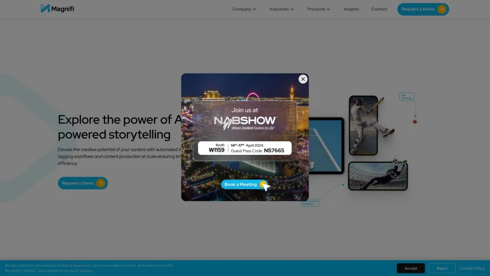 Magnifi Ai website screenshot