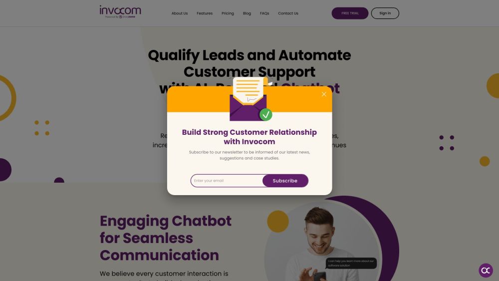 Invocom website screenshot