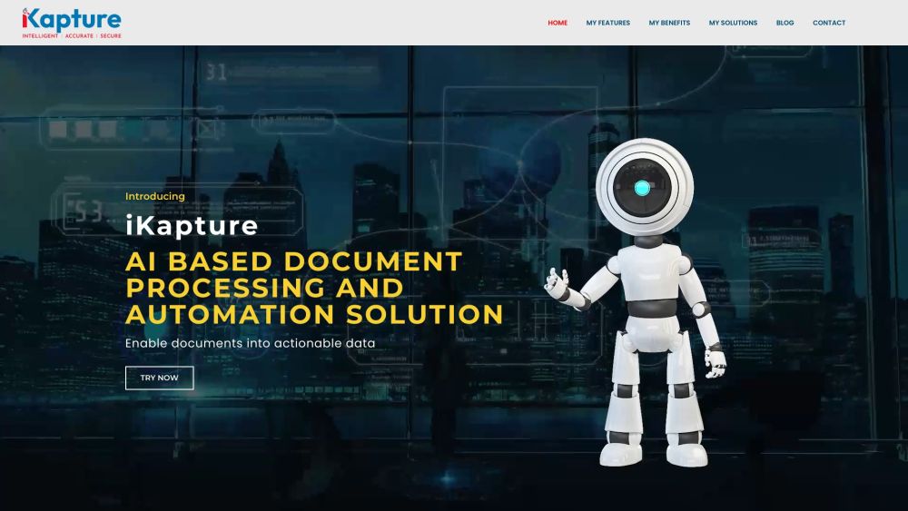 Ikapture website screenshot