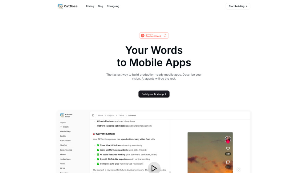 Catdoes website screenshot