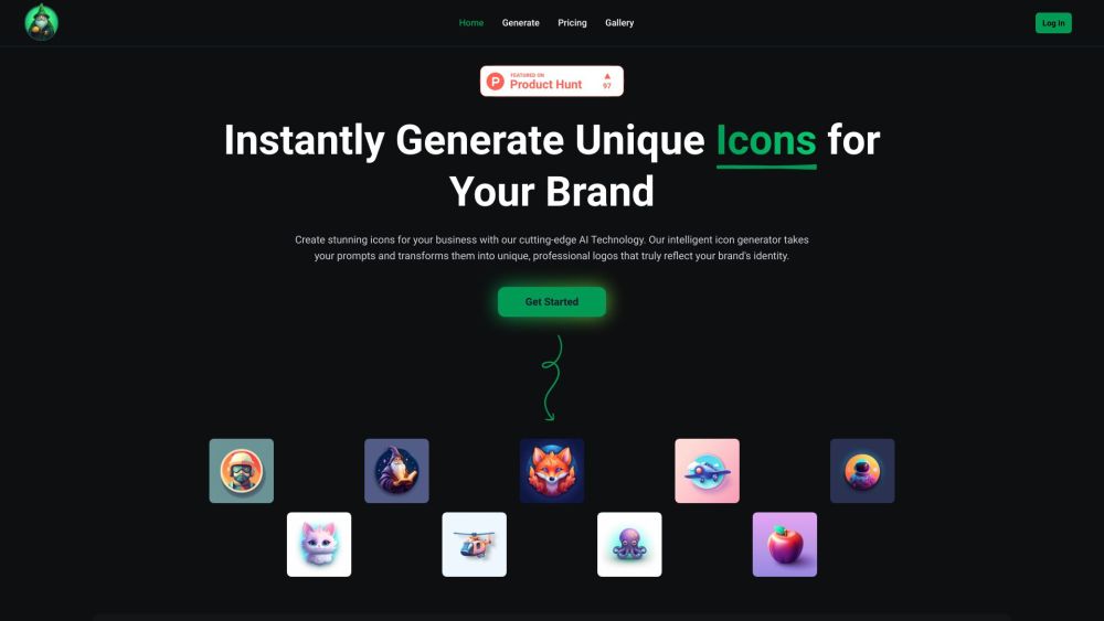 Iconwizardai website screenshot