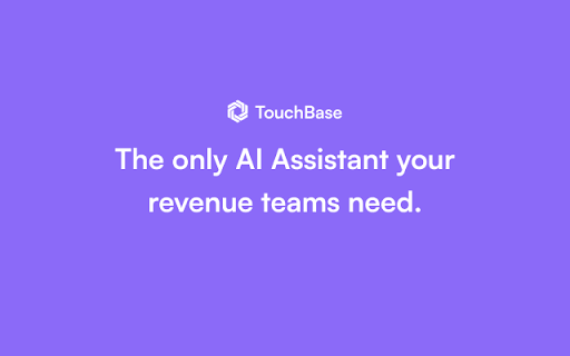 Touchbase website screenshot