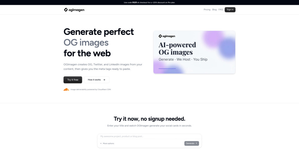 Ogimagen website screenshot