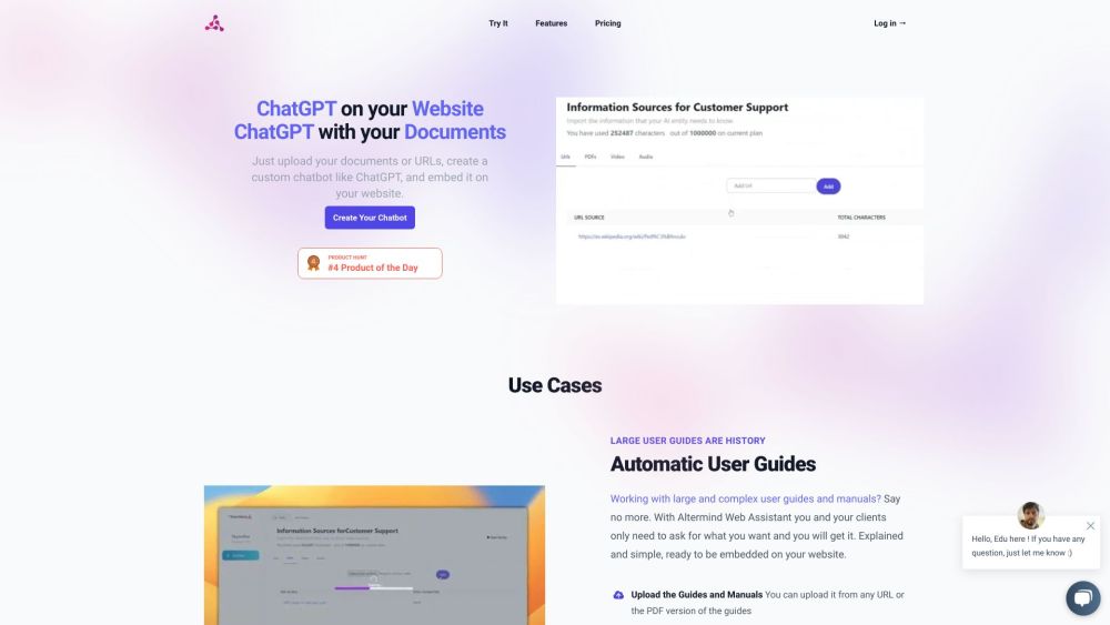 Altermind website screenshot