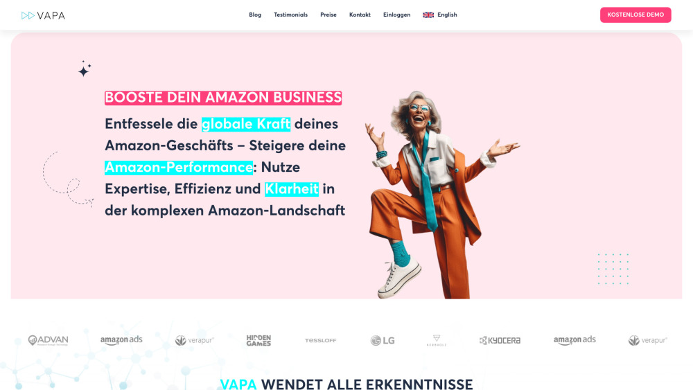 Vapa Ai website screenshot